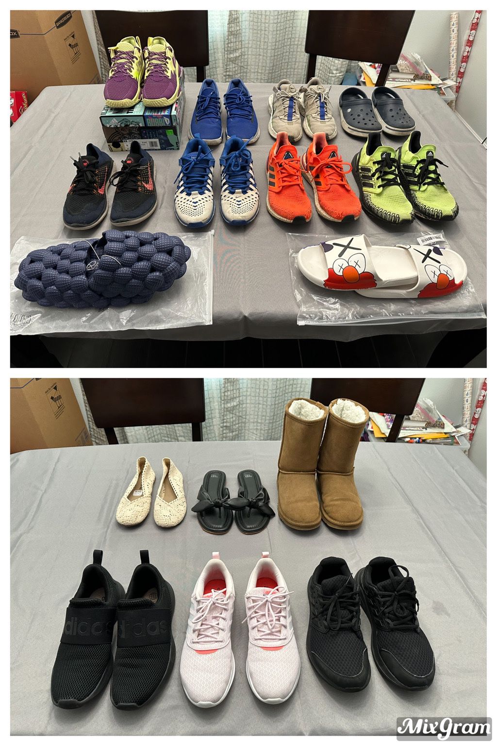 16 Pairs Men’s Women’s Shoes Size 8-9 Men Size 10-11 Women 