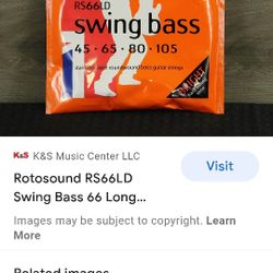 Swing Bass Guitar Strings RS66LD
