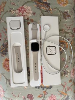 Apple Watch Series 7 41mm Starlight Alu Star Sp Band