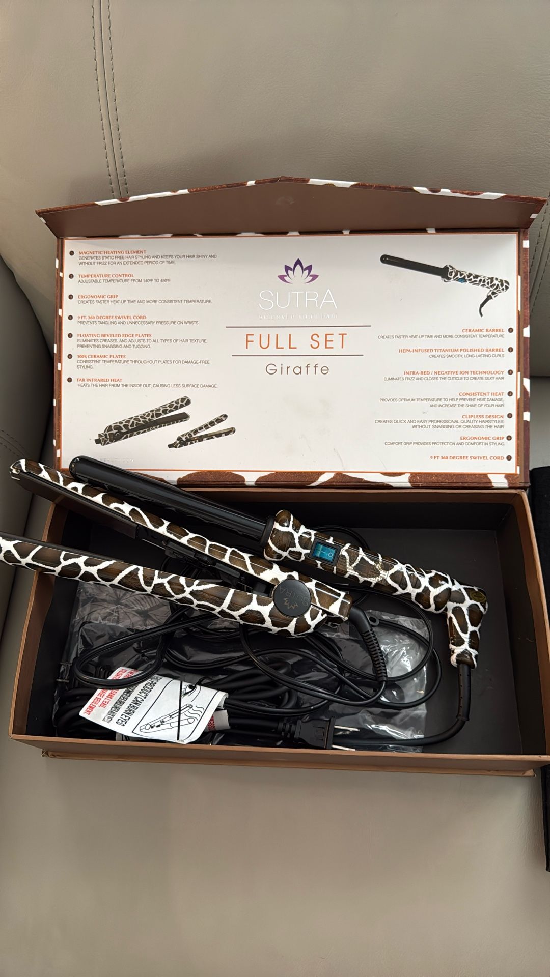 Flat Iron & Clipless Curling iron