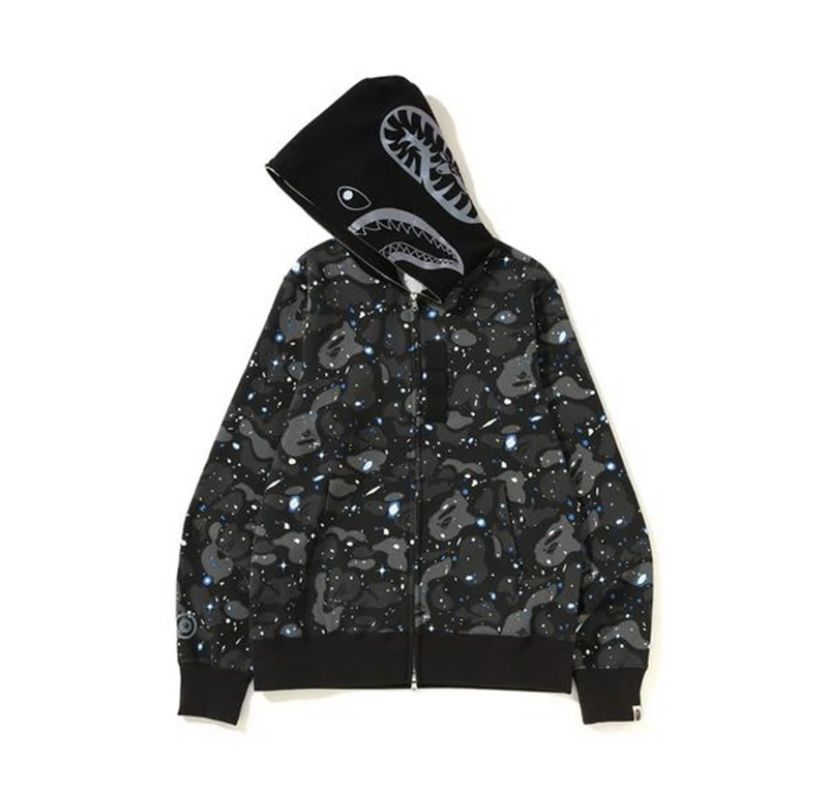 Dark Bape Space Camo Hoodie 