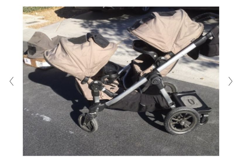 City Select Baby Jogger Double seat Stroller