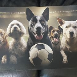 Soccer Dog XXL Gaming Mouse Pad