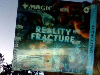 reality fracture draft night boxes x2 sealed never opened