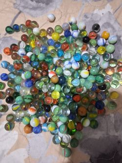 Vintage- MARBLES COLLECTION JUMBOS-SHOOTERS-PEEWEE'S - OVER 300