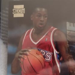 Vintage Stadium Club 1996. Allen Iverson RC Card R1. Cash Porch Pickup Redmond 