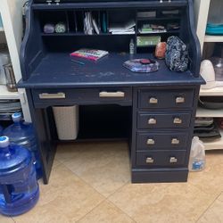 Vintage Roll Top Desk 