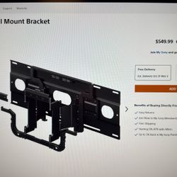 Ultra slim Sony SU-WL905 Wall Mount Bracket 