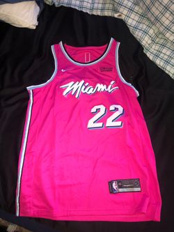 Jimmy Butler Pink Heat Jersey