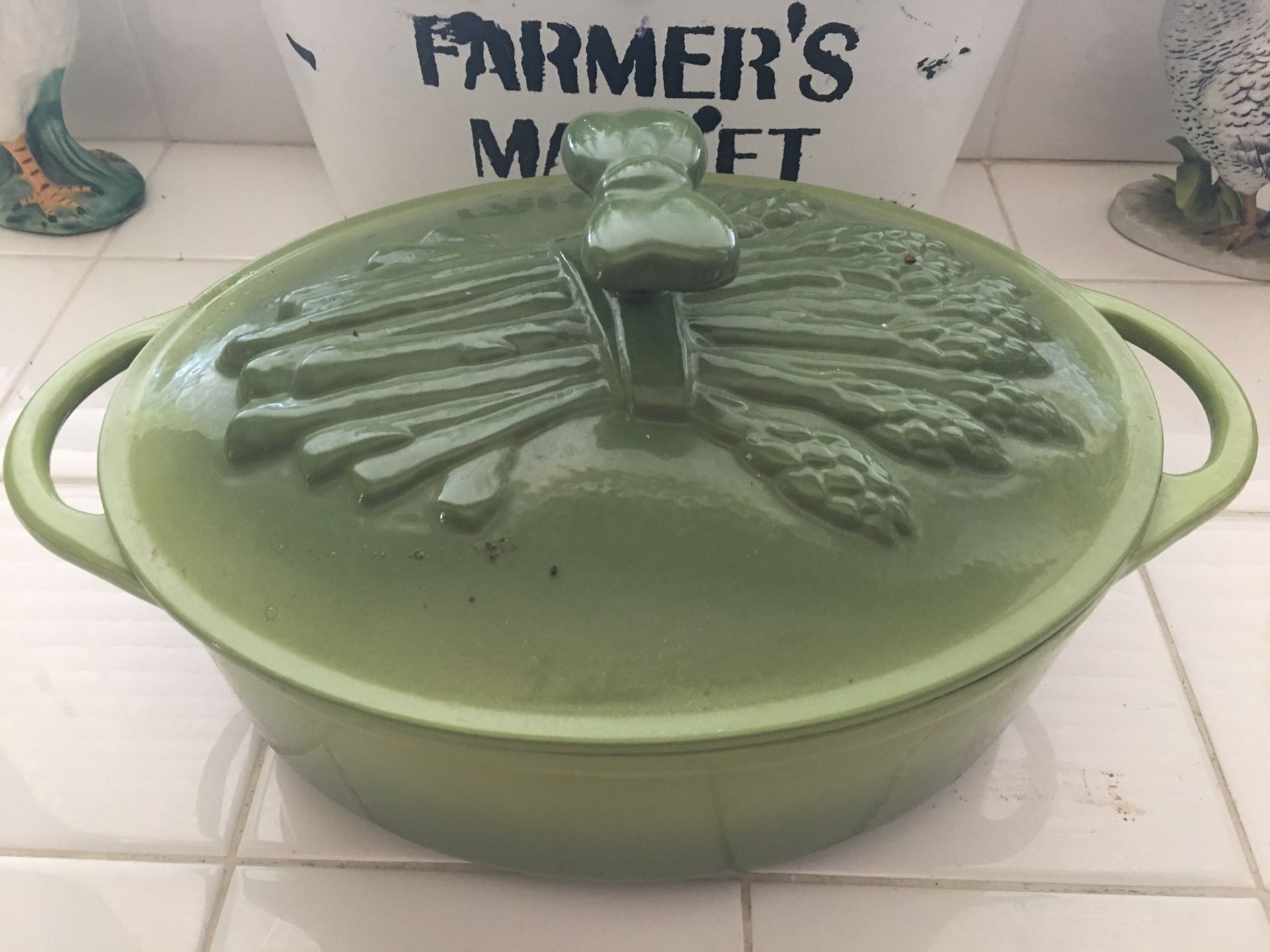 Technique Green Enamel Cast Iron Cookware 5qt Dutch Oven & 10.5” Fry Pan w/Lid