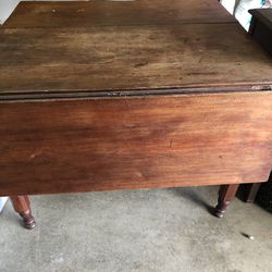 Antique Folding Table From Late 1800’s