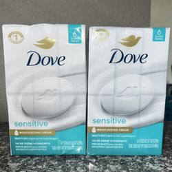 Dove Sensitive Beauty Bar 6ct Set