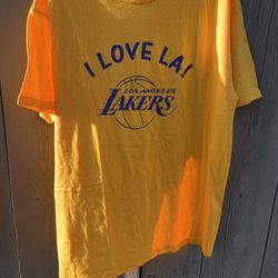 Los Angeles Lakers Shirt 22 Years Of History Staples Center 2000 I Love LA - XL