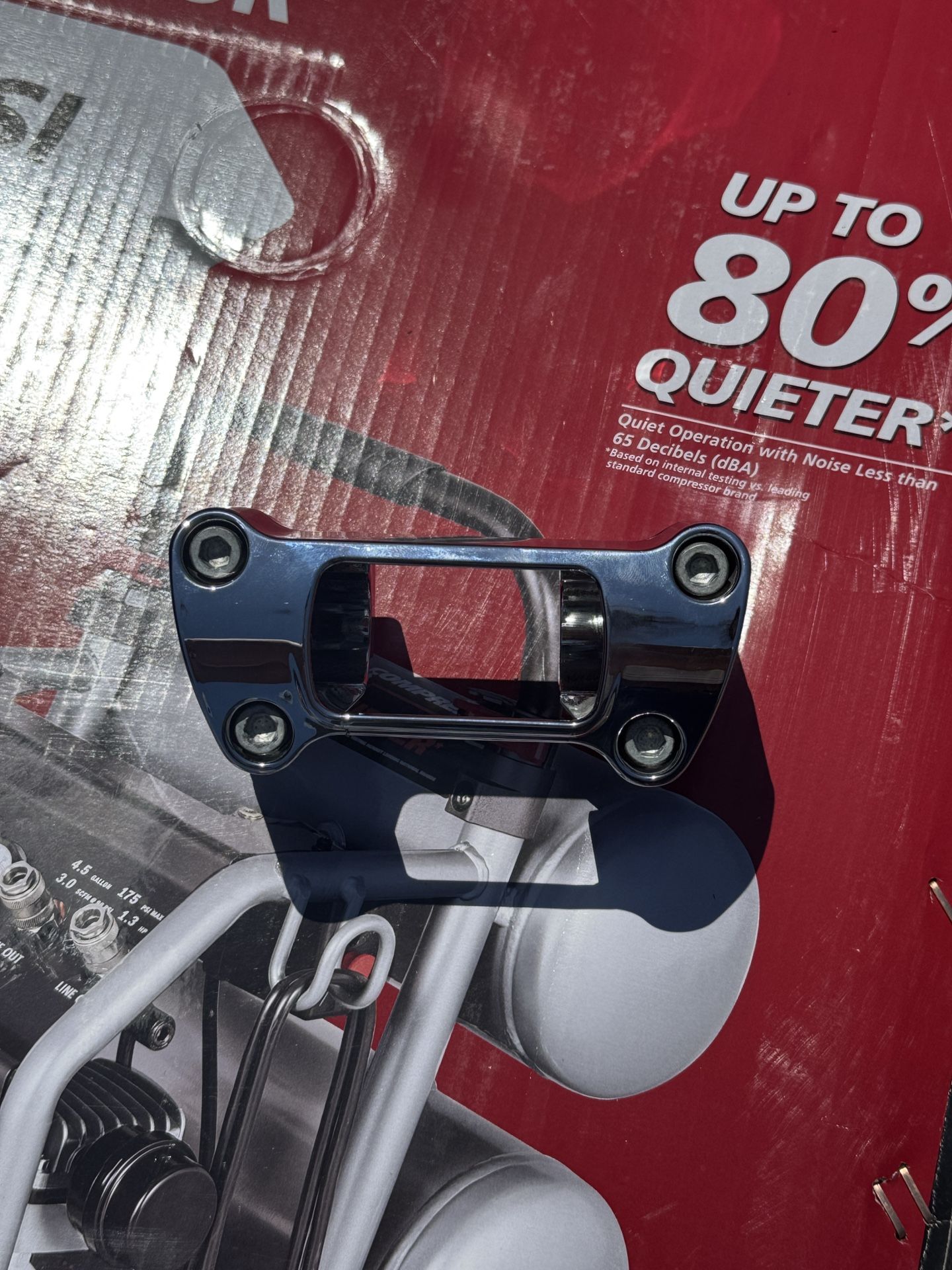Harley Davidson Speedometer Mount/ Frame Chrome