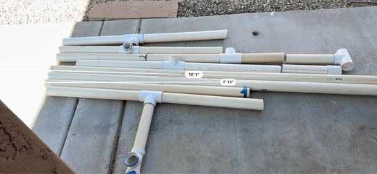 Assorted PVC pipe and firings 2 in