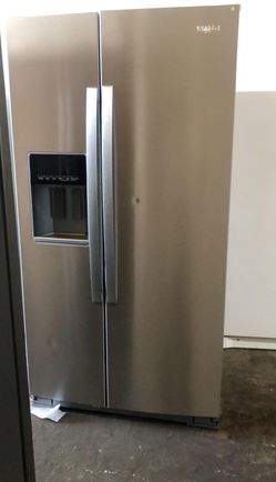 Whirlpool Side By Side Stainless Steel Counter Depth Fridge
