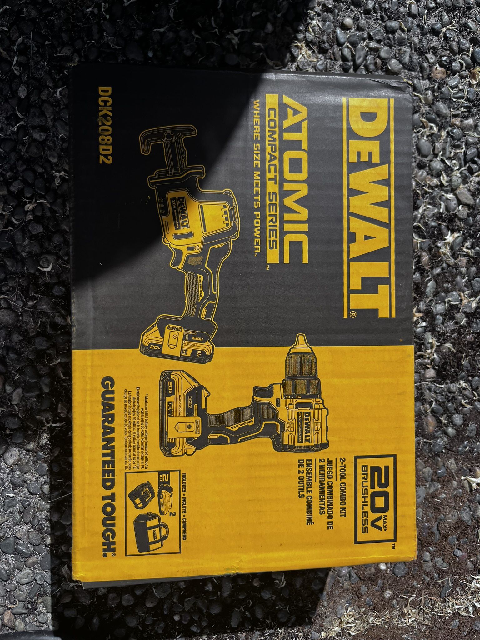 ATOMIC 20V MAX Lithium-Ion Cordless 2-Tool Combo Kit with 2-Batteries, Charger