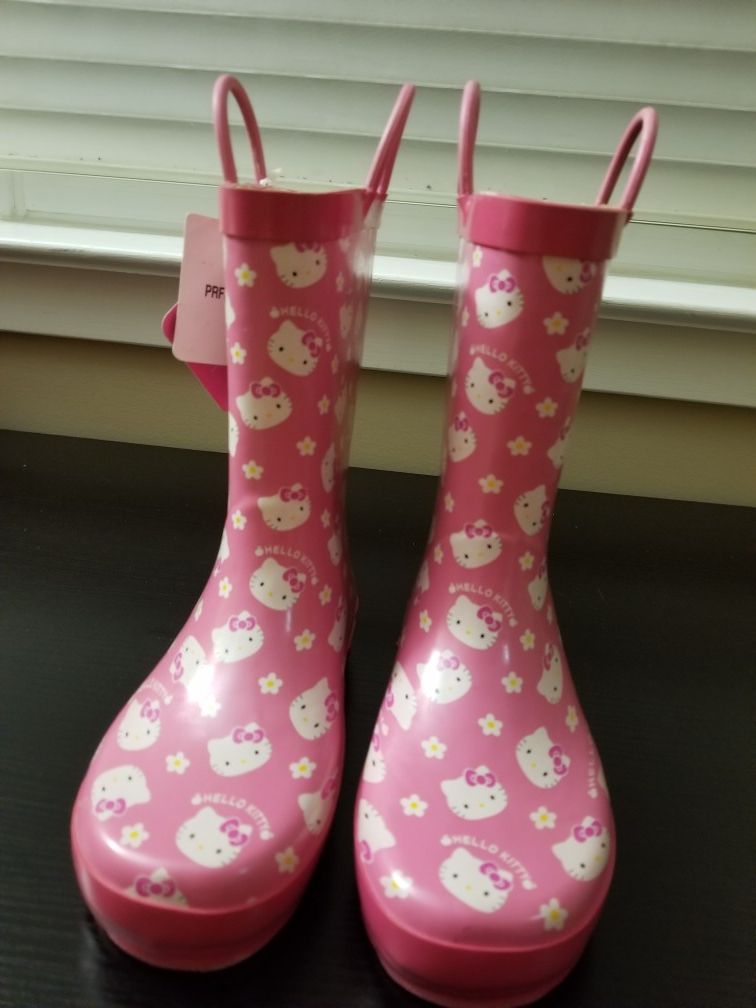 Hello Kitty Rainboots and Rain Coat