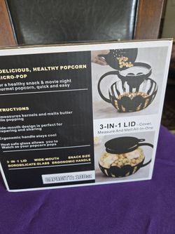Micropcorn Poper For Microwave