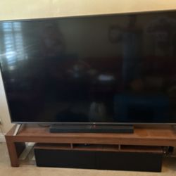 75 Inch LG SMART TV w/ ENTERTAINMENT CENTER
