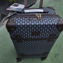 Travel Suitcase 20"Carry On 8Wheels Spinner Hard Shell New With Tags Tsa Lock Extra Lightweight Expandable Waterproof 