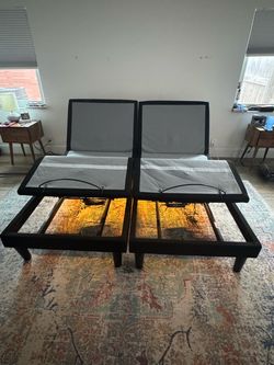Split King Adjustable Bed Base Set