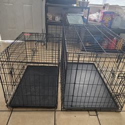2 Dog Cages
