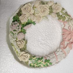 Wreath Cermic Flowers