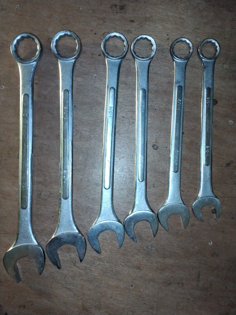 6 Pc Jumbo Wrench Set