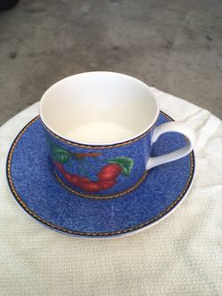 Dish and cup