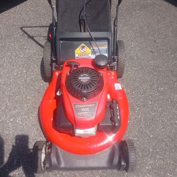 Honda Powered Troy Bilt Push Mower Like New