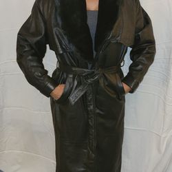 Lady's Leather Coat
