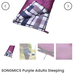 Purple Adults Sleeping Bag

