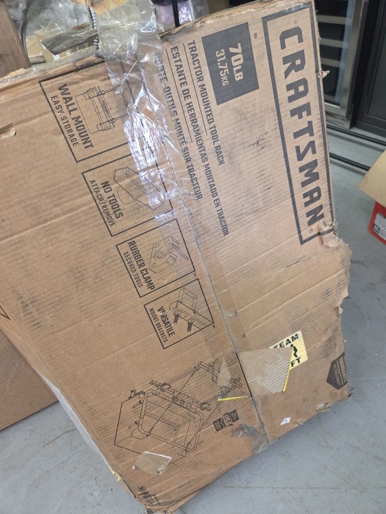 Craftsman Tractor Mounted Tool Rack