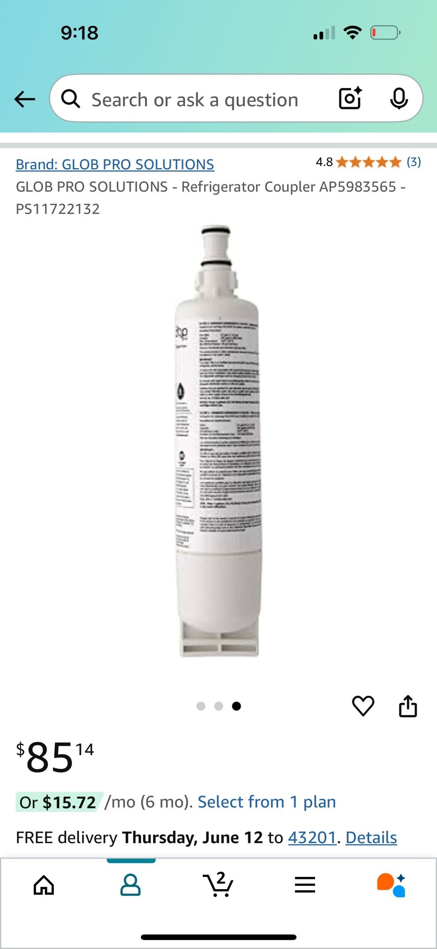Refrigerator filter
