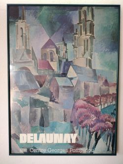 1981 Original Exhibition Poster, Delaunay.