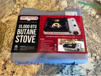 Brand New Chef Master Portable Butane Stove