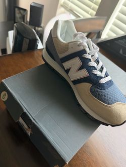 New Balance Low-Top Sneakers Navy Beige