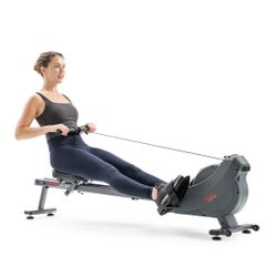 Dual rail rowing machine sunny health system $100