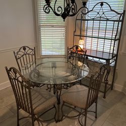 Dining Table Set With Rack