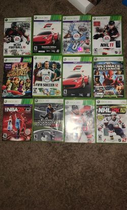 XBOX 360 GAMES EACH $6
