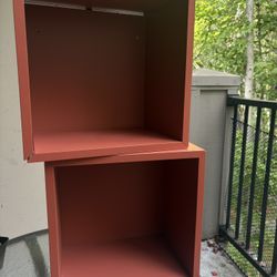 Orange Ikea Eket Cabinet