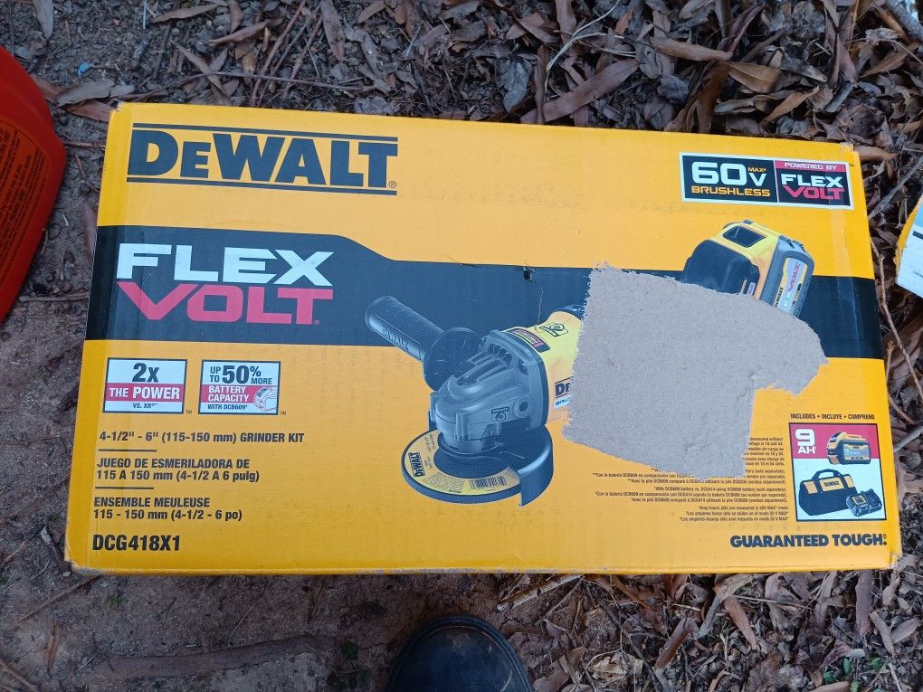 Dewalt Flexvolt Grinder
