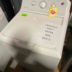 HOTPOINT HTW240ASKWS 3.8 cu. ft. White Top Load Washer  7 