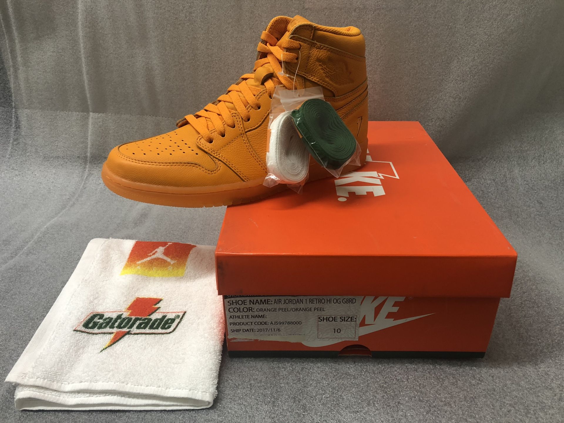 Jordan retro 1 limited edition Gatorade size 10, New in box