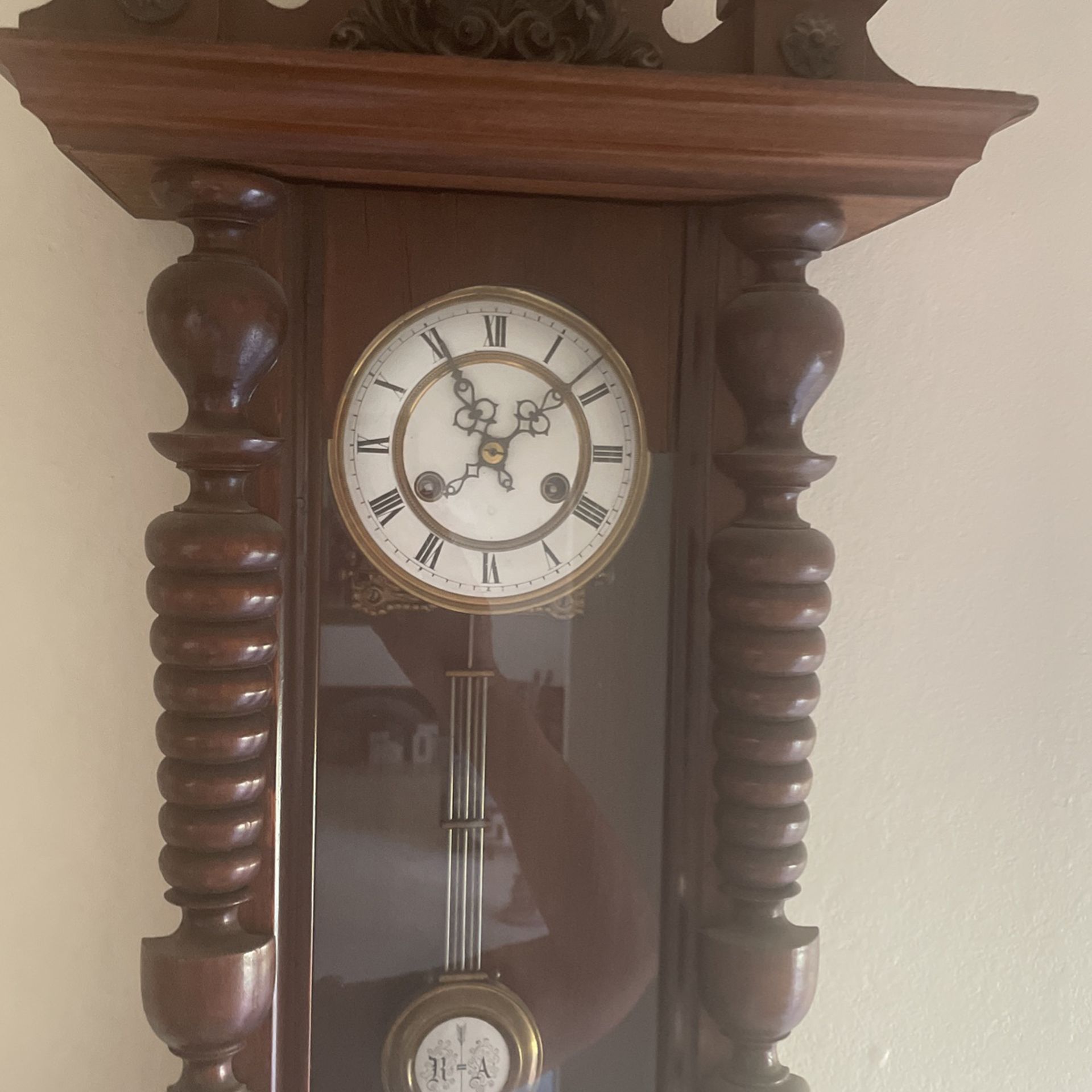 Antique German Junghans Clock.