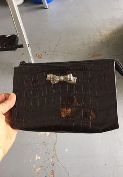 Brighton, Clutch purse, black no marks, small bag( pic has reflection. Solid blk)