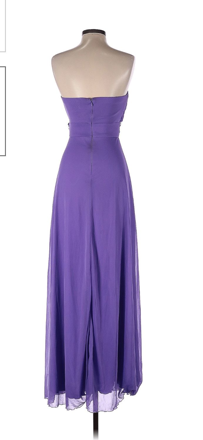 B darlin Cocktail-Prom-Wedding-Dress -purple New