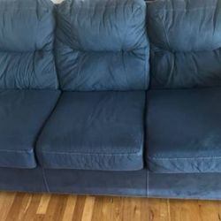 Blue Cloth Sofa – $80 – Great Condition