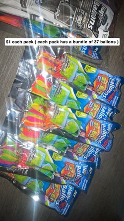 Water balloons and water shooters